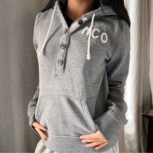 Hollister Gray Sweatshirt Hoodie